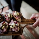 Pastrami Crostini Canape